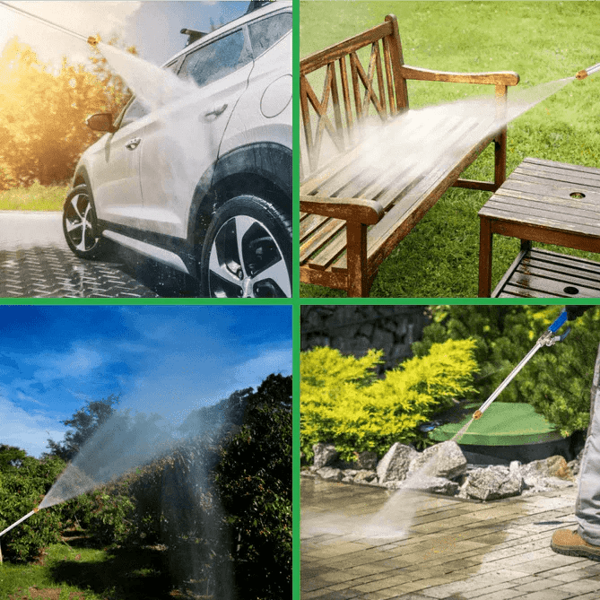PowerJet PRO – High-pressure cleaning lance without electricity for garden & terrace