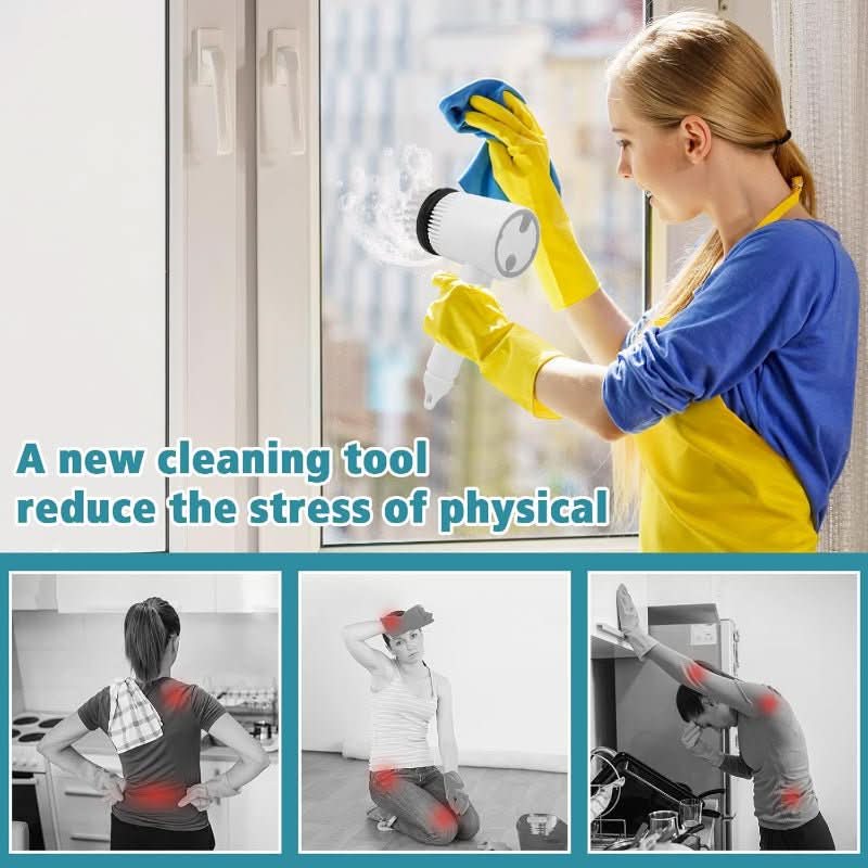Kiyora - 360° Rotating Electric Cleaning Brush with Adjustable Speeds 3