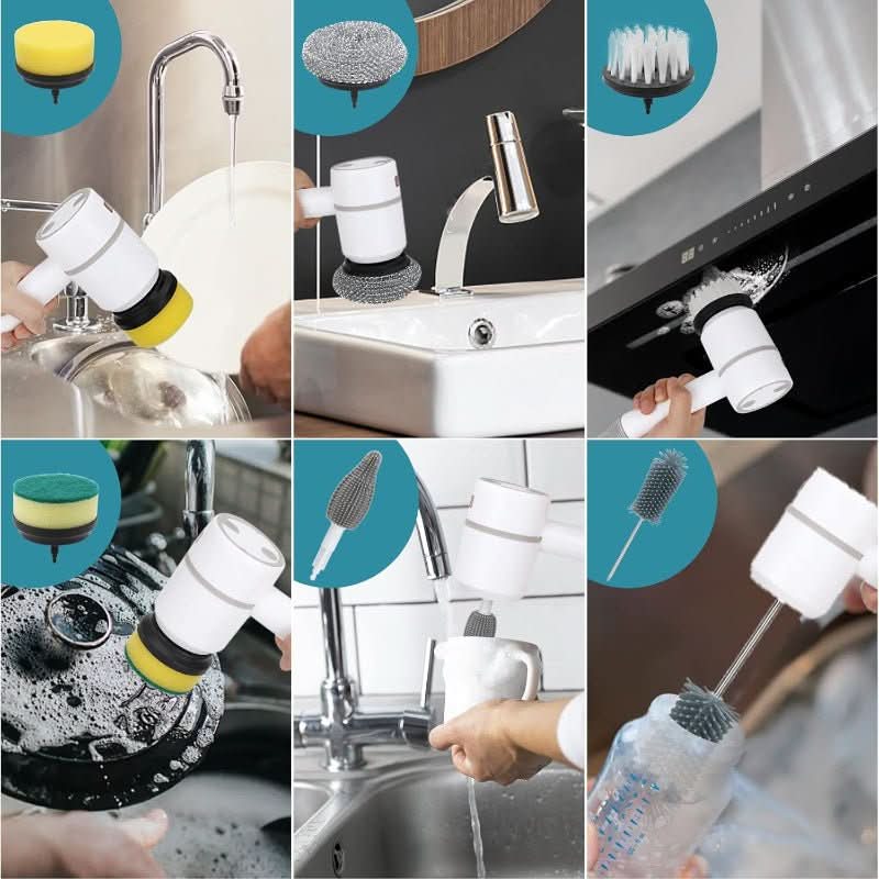 Kiyora - 360° Rotating Electric Cleaning Brush with Adjustable Speeds 5
