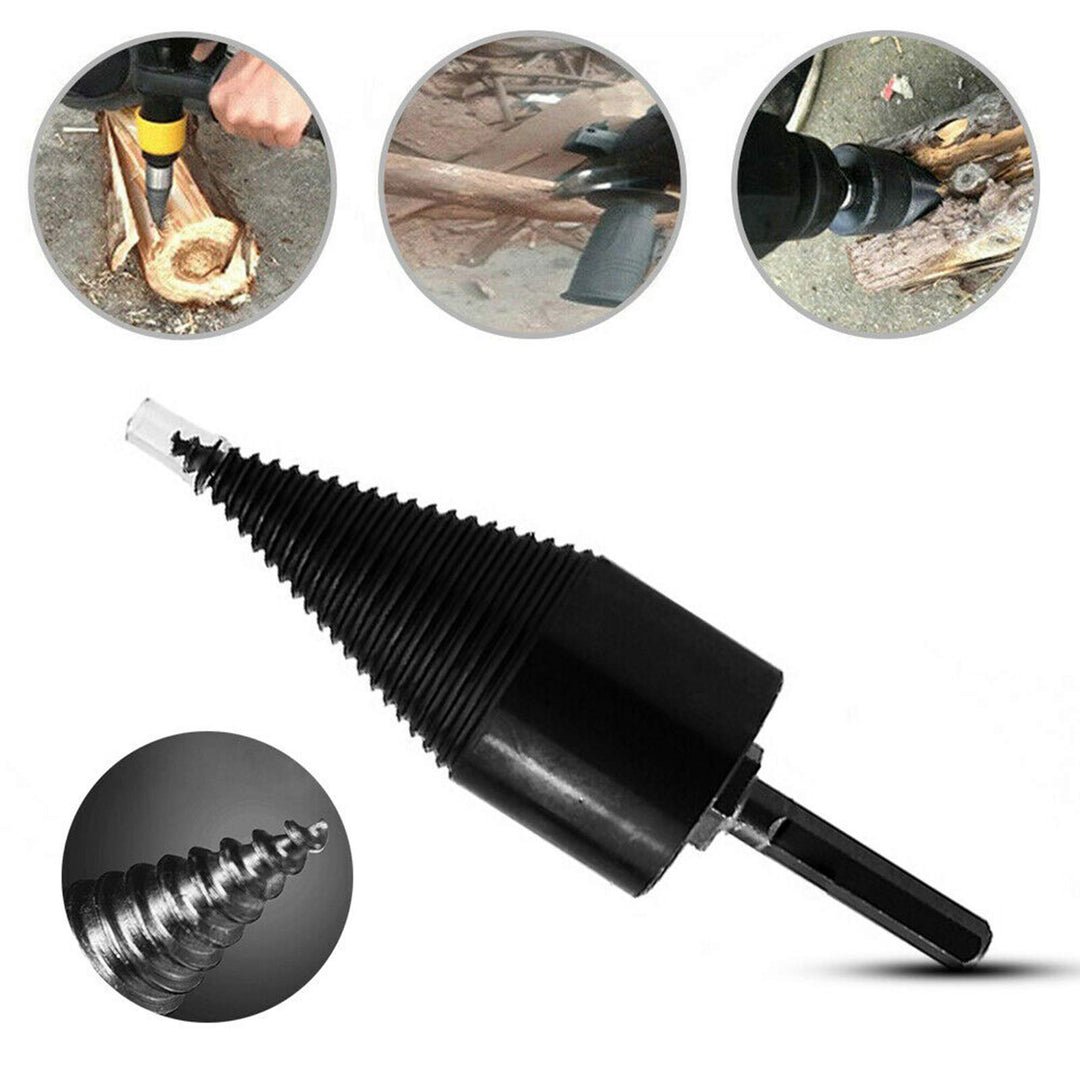 Powerful Wood Splitter Tool with High Precision Carbon Steel Construction – Effortless Tree Trunk Splitting-3