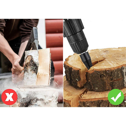 Powerful Wood Splitter Tool with High Precision Carbon Steel Construction – Effortless Tree Trunk Splitting-6