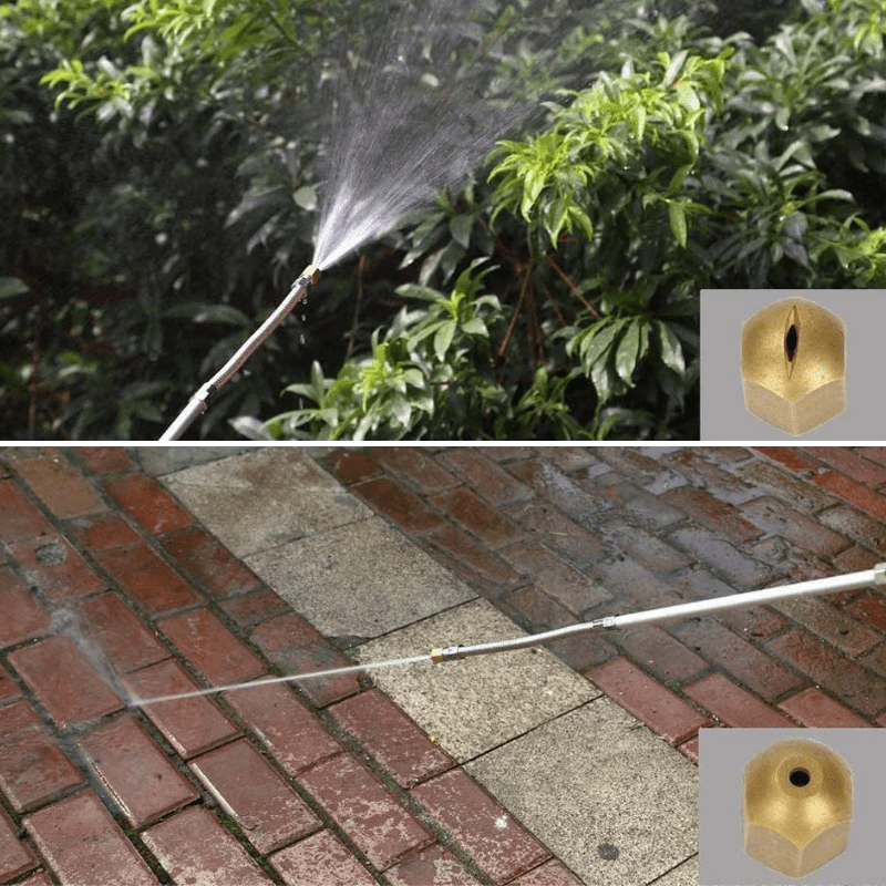 High-Pressure Power Sprayer with Adjustable Spray Head for Garden Hoses – Durable Aluminum Alloy Cleaning Tool in Blue-4