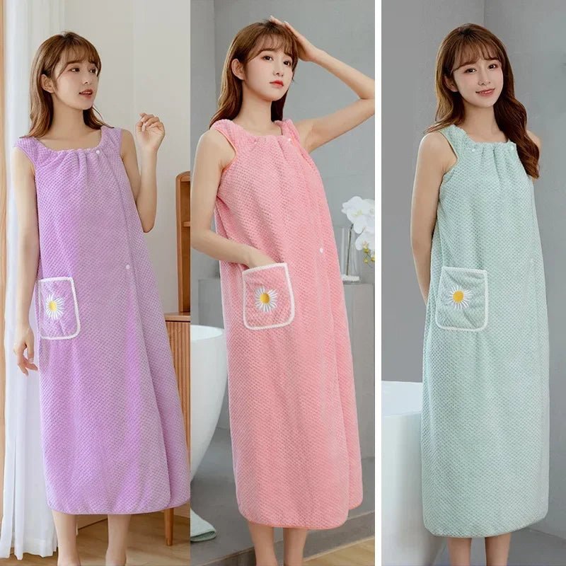  Practical Women's Bath Towel - quickly drying & portable for every use-2