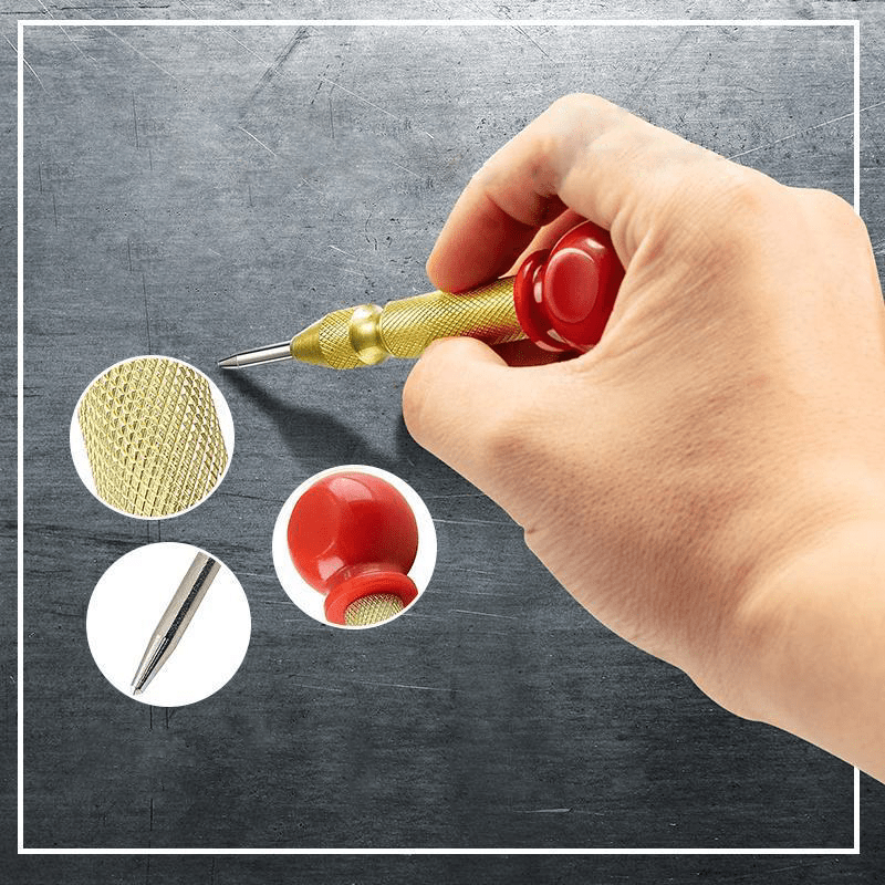 Precision Drilling Tool – Ergonomic High-Speed Steel Marking Tool for Accurate Hole Placement-6