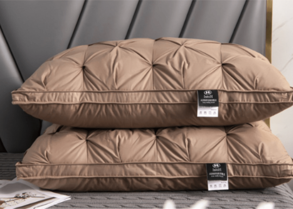 ALMOHADA DE PLUMÓN DE GANSO PREMIUM – Suavidad y Soporte Lujosos para un Sueño Reparador