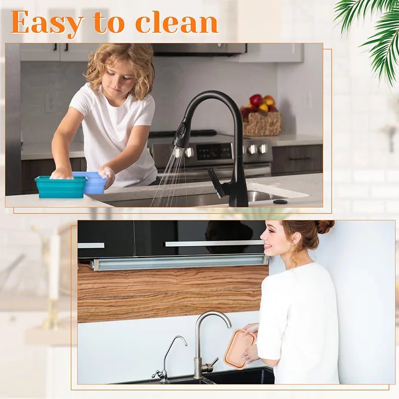 STACKFRESH – Collapsible Silicone Meal Prep Containers 4