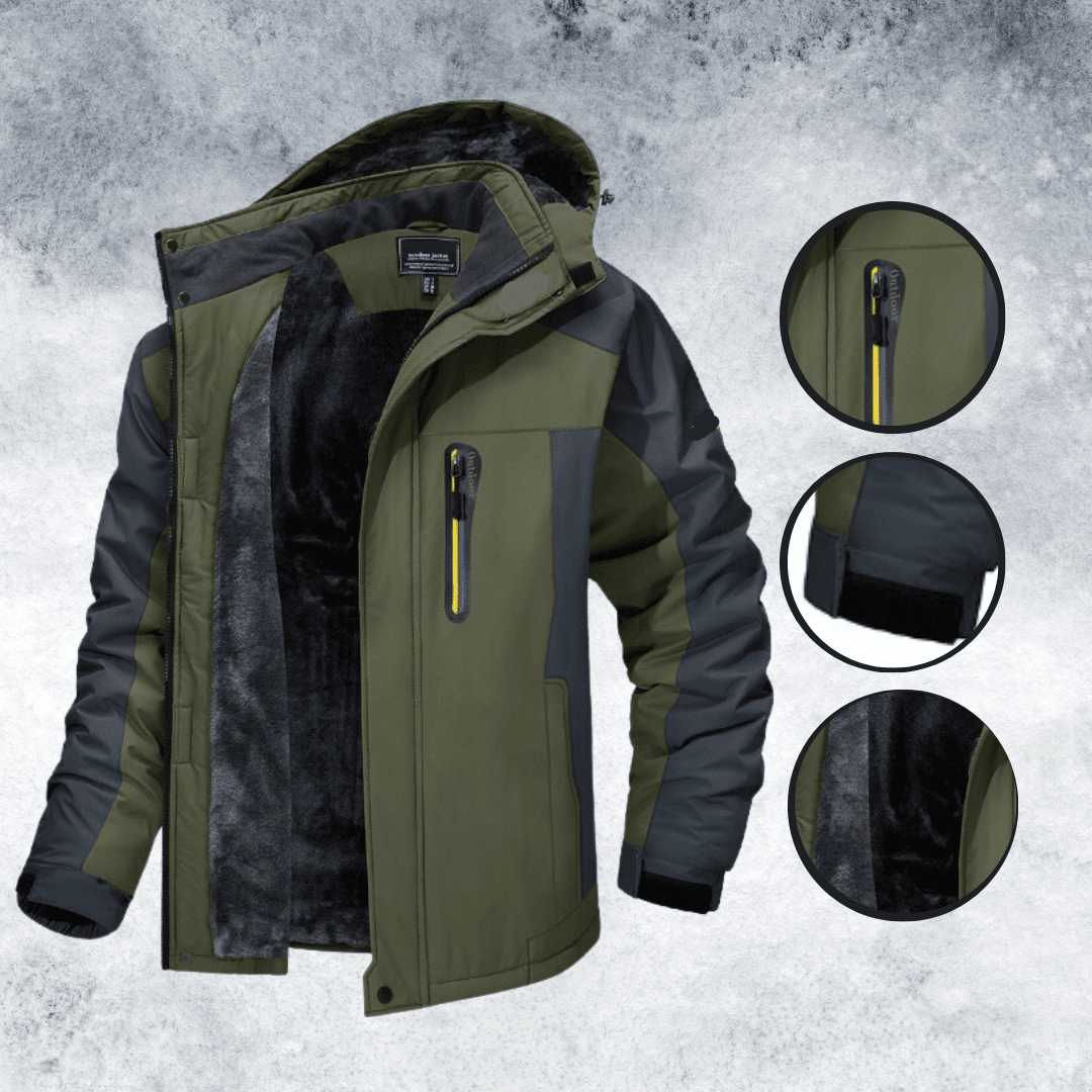 Men's Waterproof Jacket - Functional Winter Outdoor Jacket for All Weather 1