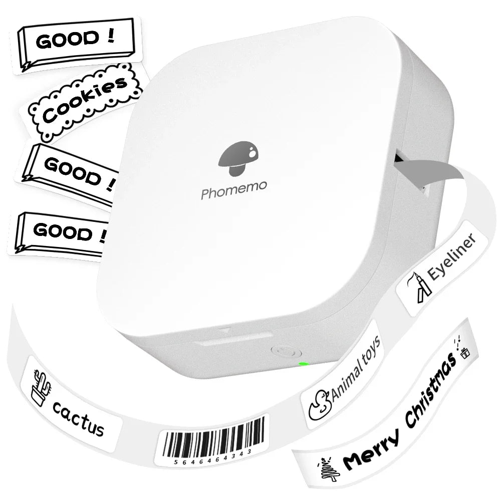PRINTIFY – Kabelloser Thermoetikettendrucker mit Bluetooth & tragbarem tintenlosem Drucken