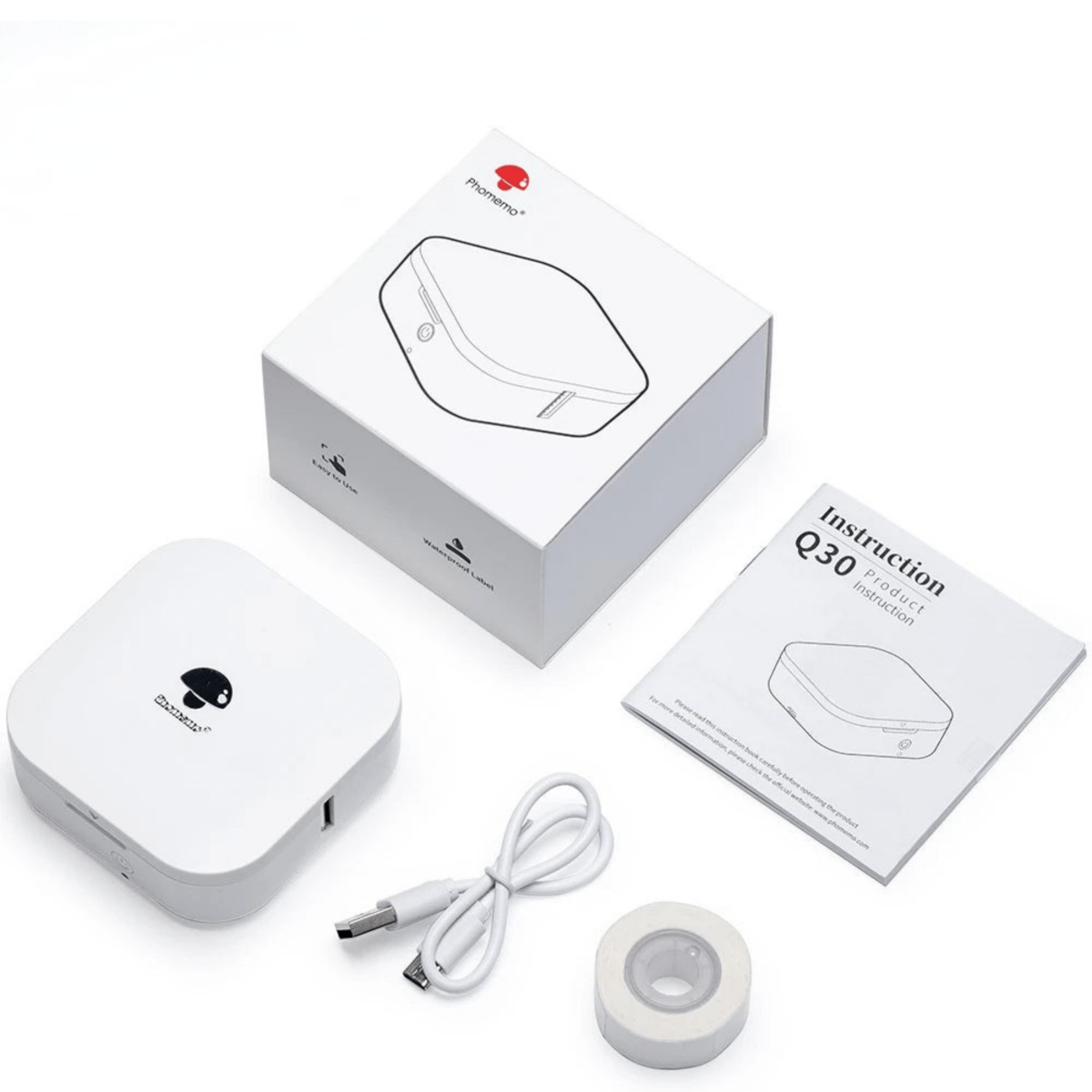 PRINTIFY – Kabelloser Thermoetikettendrucker mit Bluetooth & tragbarem tintenlosem Drucken