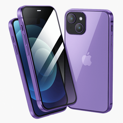 PRIVASHIELD – Étui de confidentialité magnétique avec protecteur d'écran pour iPhone