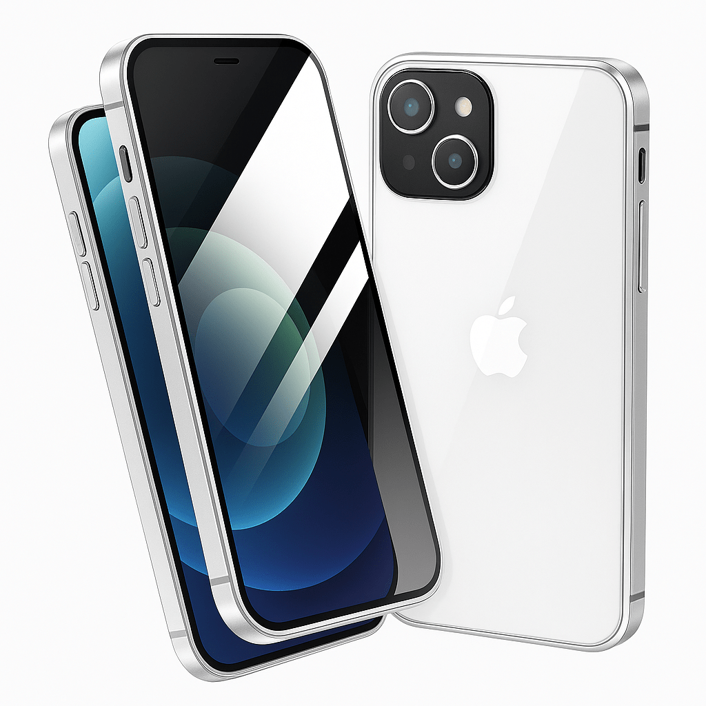 PRIVASHIELD – Étui de confidentialité magnétique avec protecteur d'écran pour iPhone