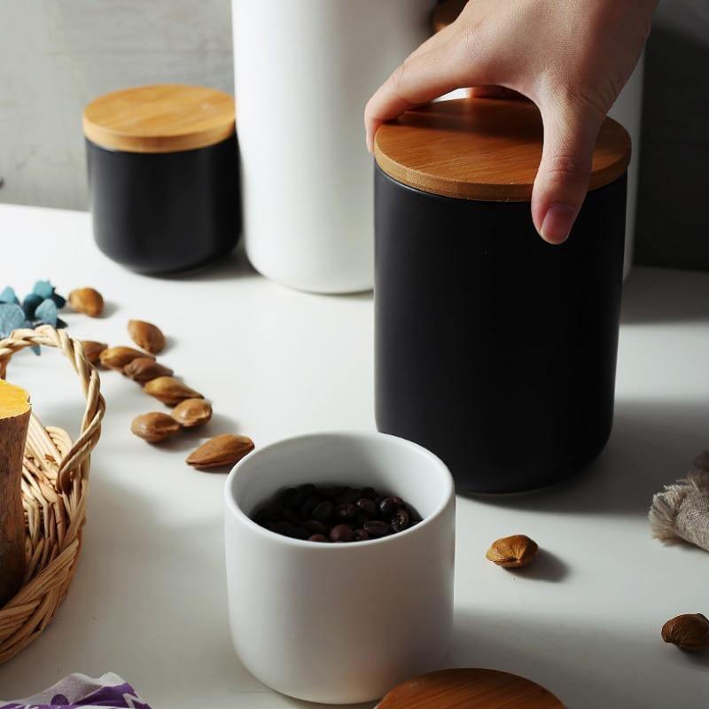  BambooFresh ceramic storage can - airtight & stylish for every kitchen-3