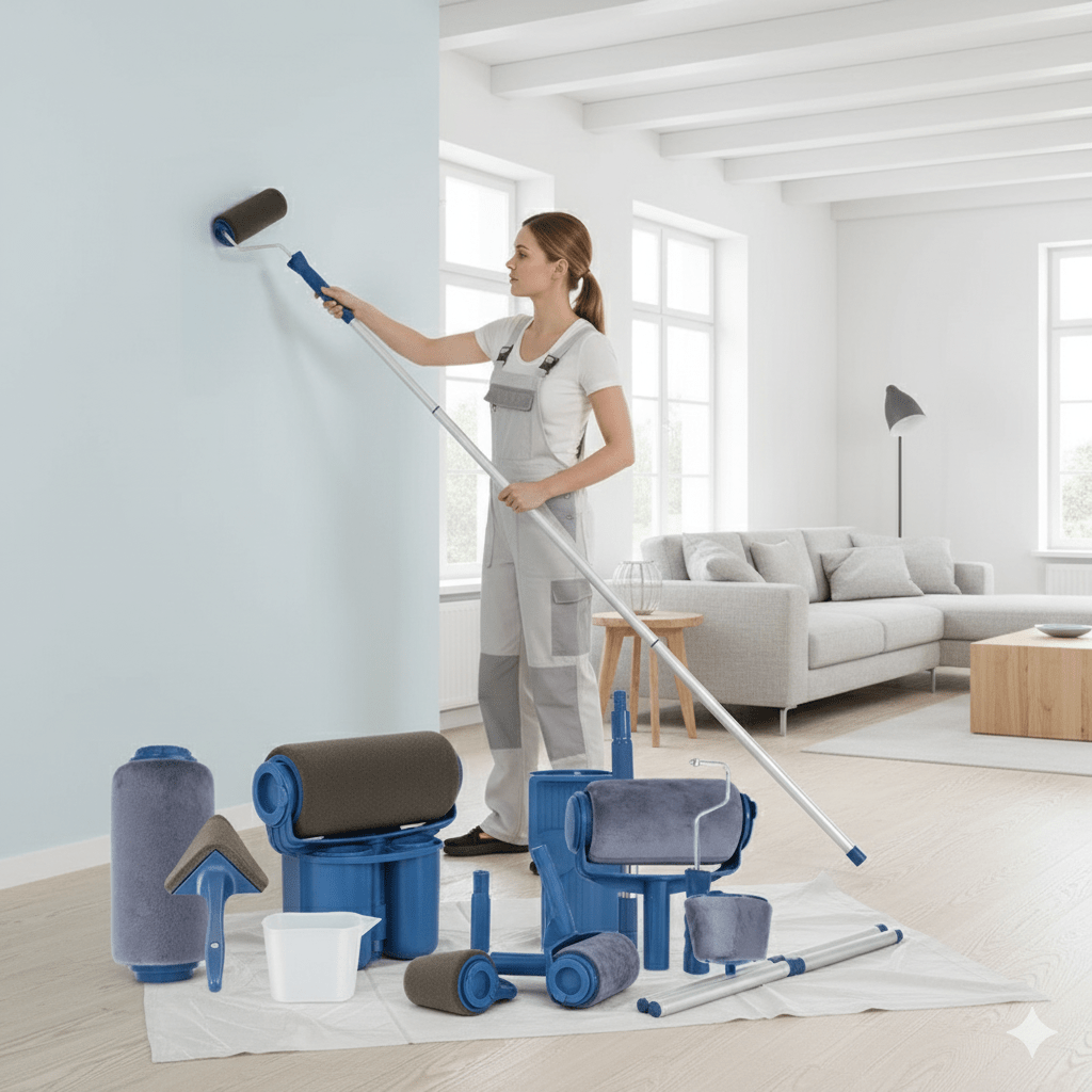 PROFIPRO – Sistema de pintura recargable 8 en 1 para renovaciones rápidas y sin desorden de paredes
