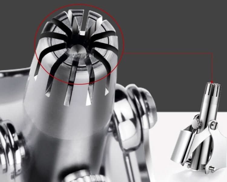  Program stainless steel nose hair cutter - pain -free hair removal for nose and ears-5