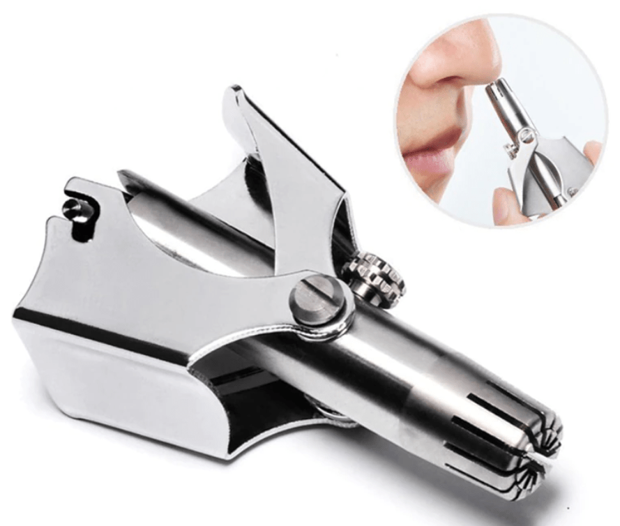  Program stainless steel nose hair cutter - pain -free hair removal for nose and ears-6