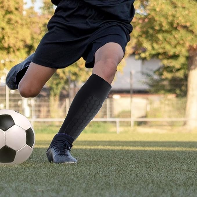 PROGUARD – Protection des jambes pour joueurs de football avec chaussette de cheville intégrée