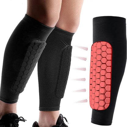 PROGUARD – Protection des jambes pour joueurs de football avec chaussette de cheville intégrée