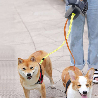  Propet Duo - roller leash for two dogs with integrated flashlight-4