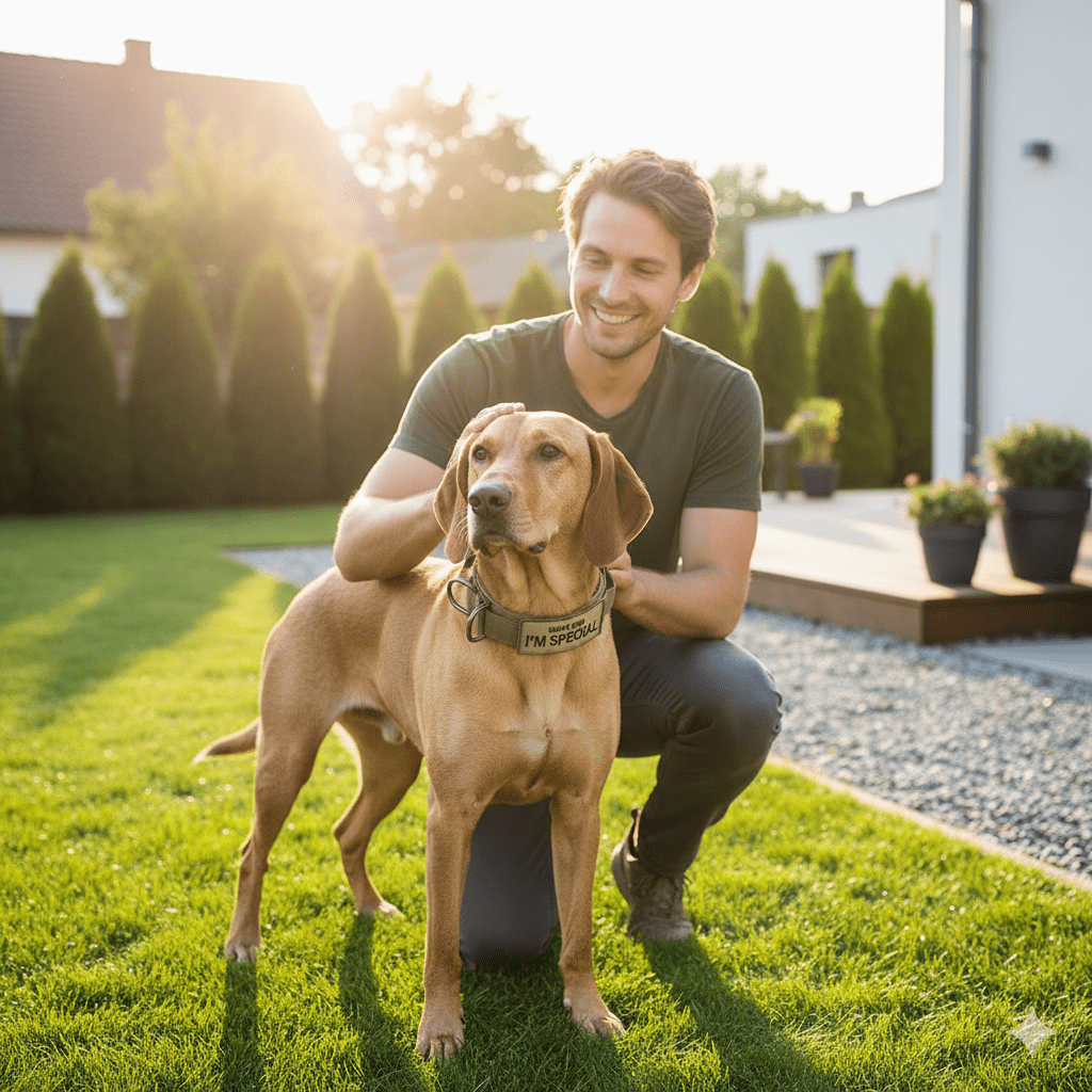 PROTECTAK9 – Tactical Nylon Dog Collar Set for Medium to Large Dogs