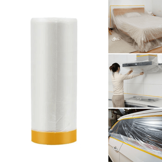 Paint Protection Film - Transparent Adhesive Plastic Roll for Surface Protection, 0.55x20m, 1.10x20m, Easy Application for Renovation-1