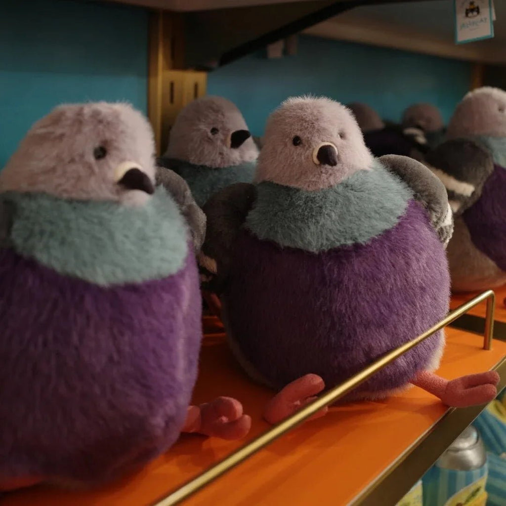 PUFFPIGEON – Fluffy Pigeon Plush Toy Animal for Cuddling and Comfort 3