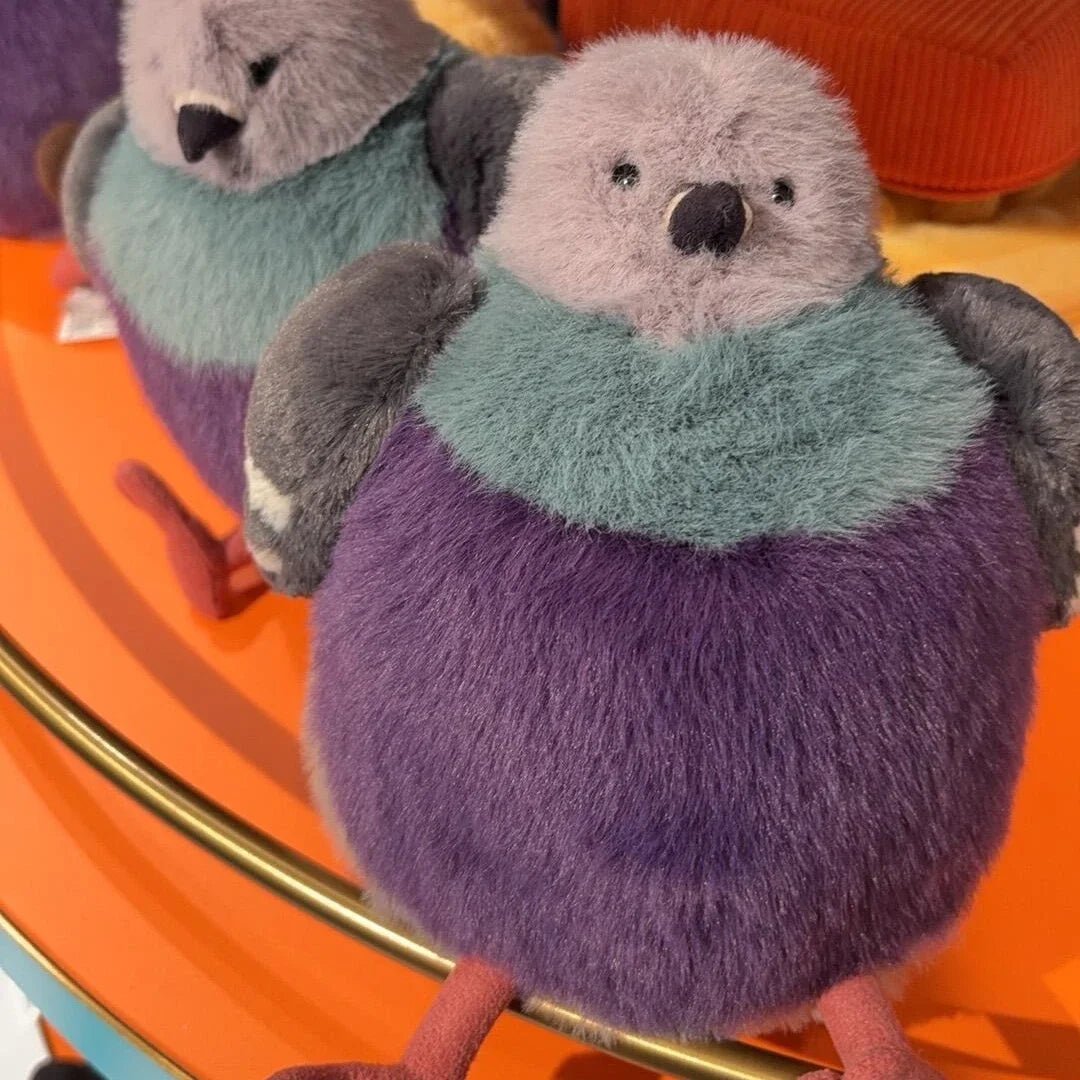PUFFPIGEON – Fluffy Pigeon Plush Toy Animal for Cuddling and Comfort 4
