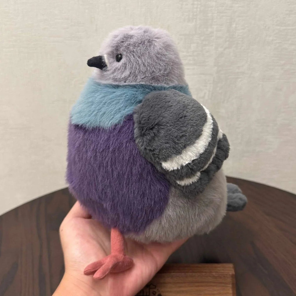 PUFFPIGEON – Fluffy Pigeon Plush Toy Animal for Cuddling and Comfort 2