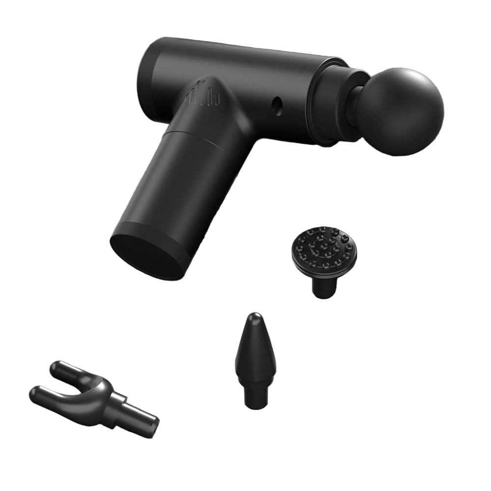 PulsePro Mini – Kompakti faskiakäsikappale, jossa 6 nopeustasoa ja 4 hierontapäätä