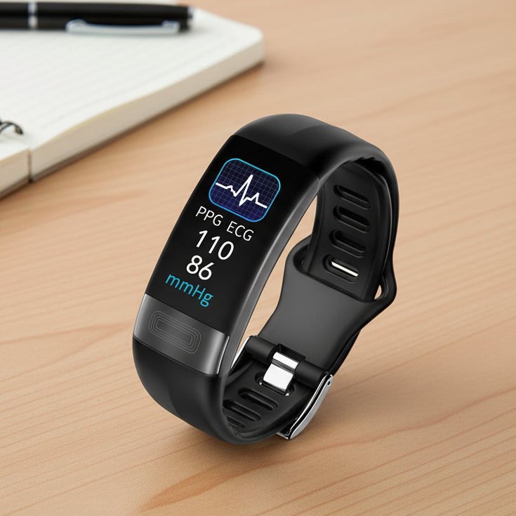 PulseSync – älykäs ranneke verenpaineen, EKG:n ja sykemittarin kanssa