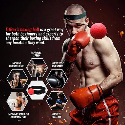  Punchpro reflex ball for boxing training - improve reflexes and coordination-6