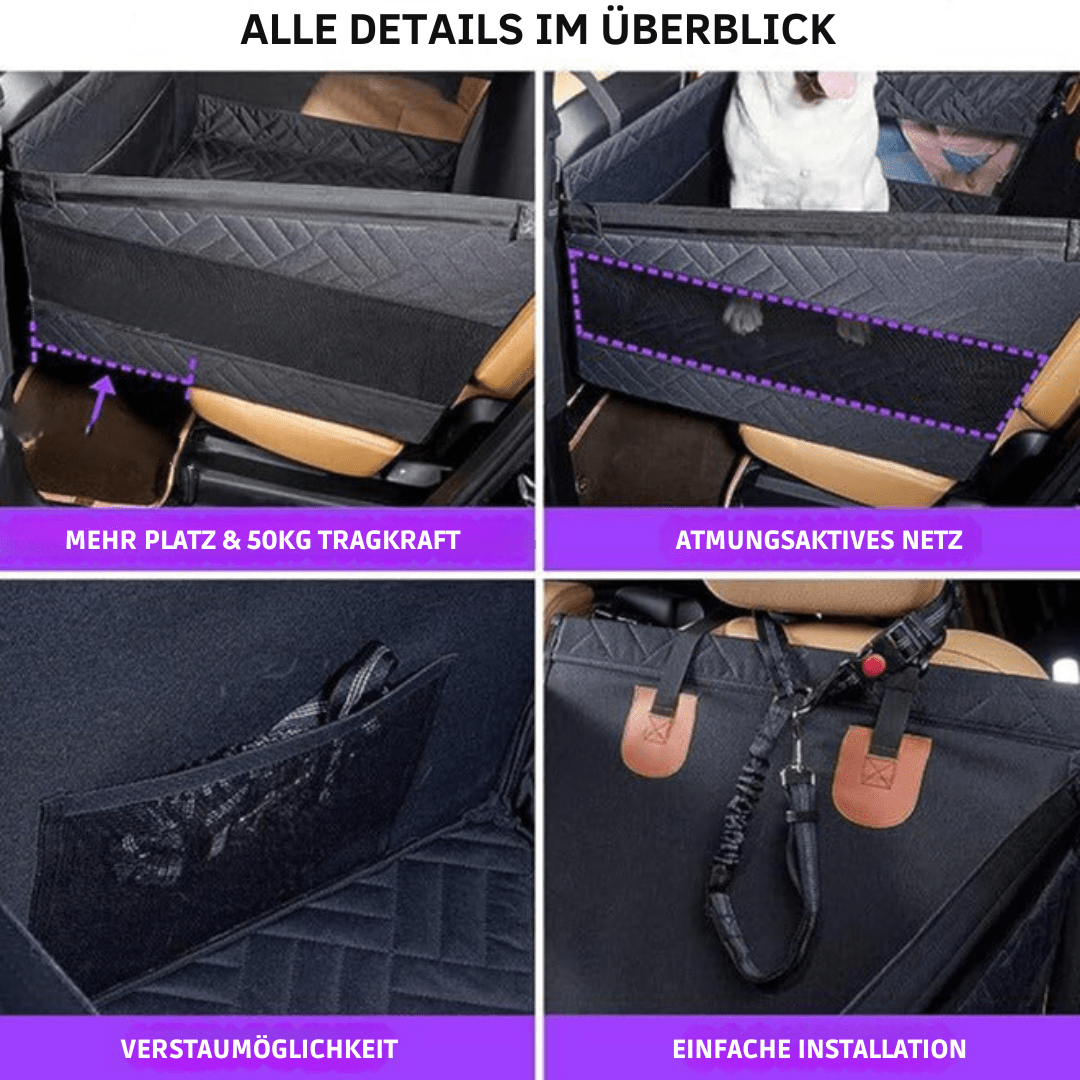  Puppprotector Plus - waterproof dog mat with memory foam for maximum comfort in the car-4
