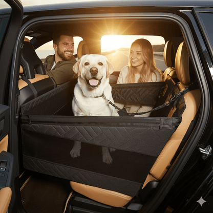 PUPPPROTECTOR Plus – Alfombrilla impermeable de espuma viscoelástica para asiento de coche para perros