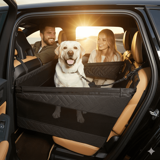 PUPPPROTECTOR Plus – Alfombrilla impermeable de espuma viscoelástica para asiento de coche para perros