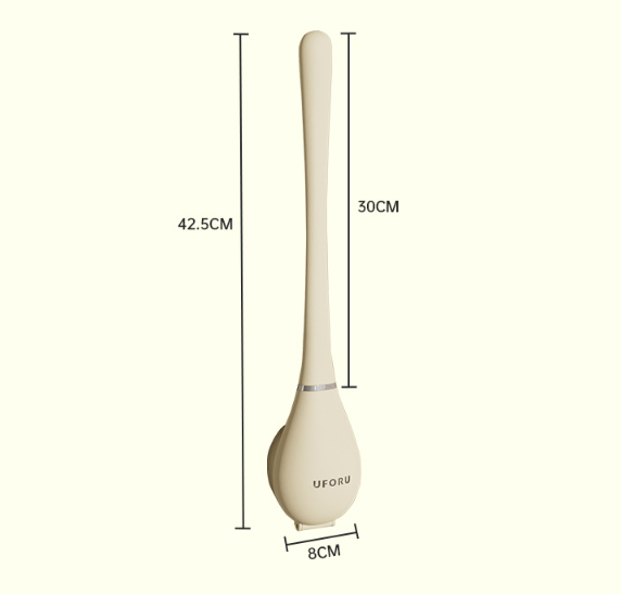 PureScrub – Brosse de toilette en silicone hygiénique avec support