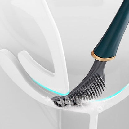 PureScrub – Brosse de toilette en silicone hygiénique avec support