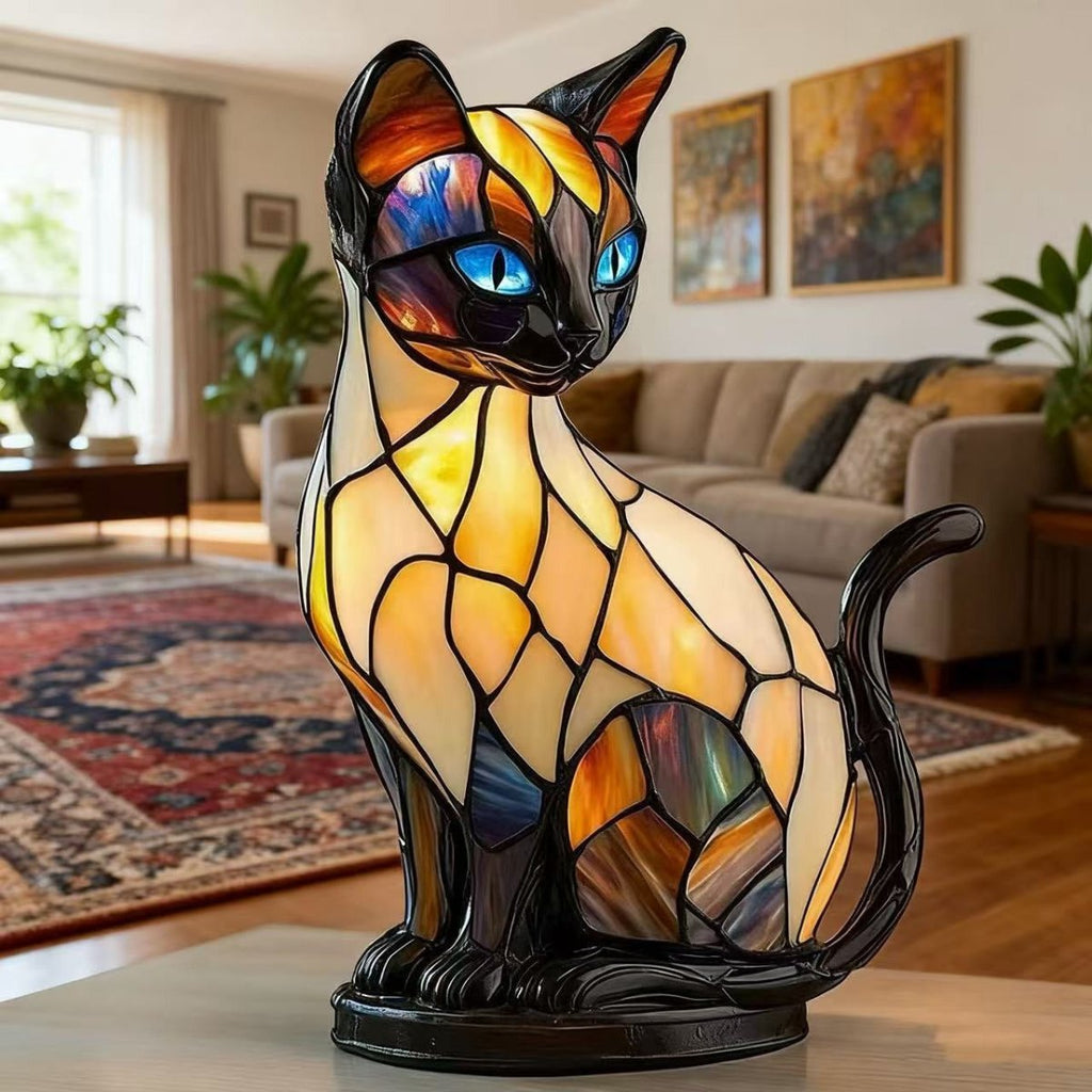 Handcrafted Cat Lamp - Unique Decorative Light with Warm Soft Glow for Cat Lovers 5