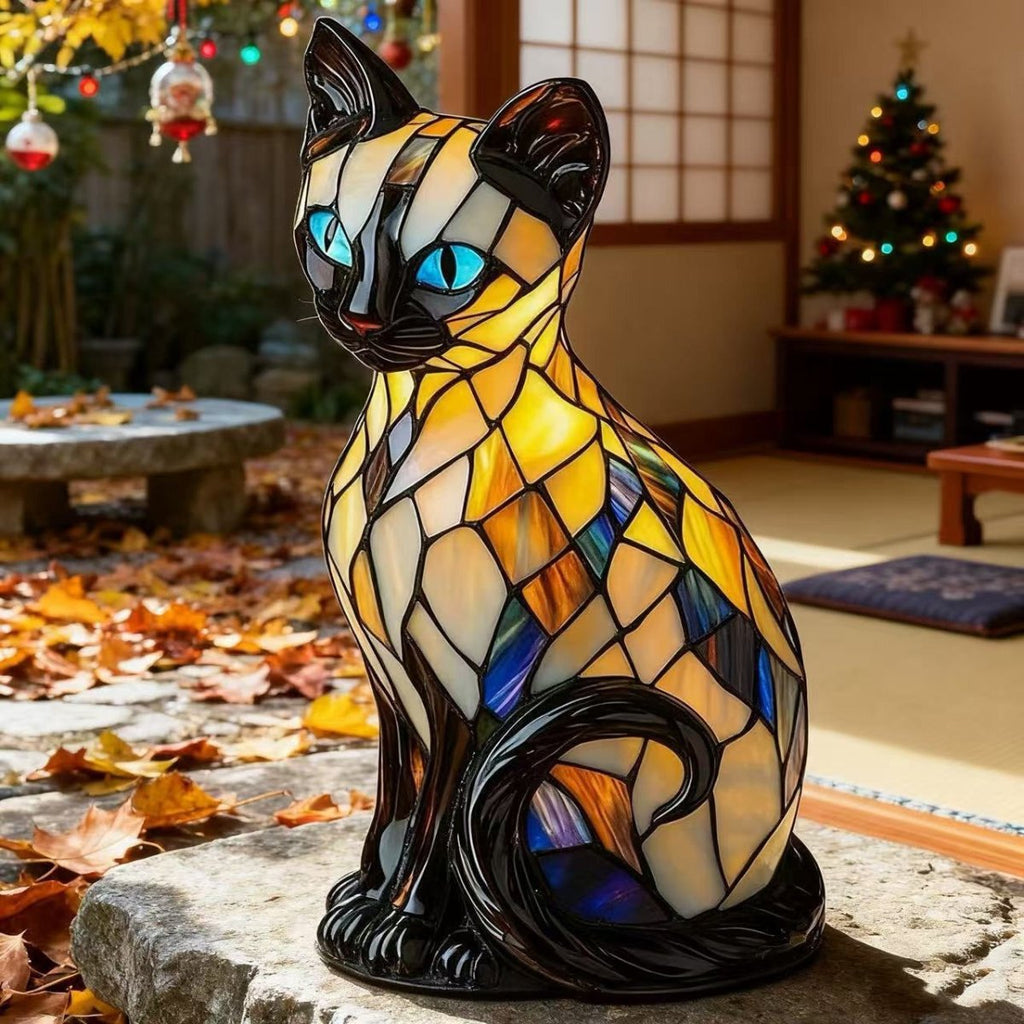 Handcrafted Cat Lamp - Unique Decorative Light with Warm Soft Glow for Cat Lovers 4