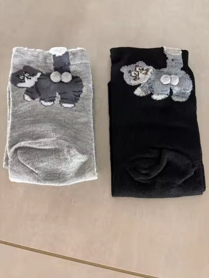 PURRSOX – Cozy Cat-Themed Mid Tube Socks, Soft, Breathable, Unisex for All-Day Comfort 7