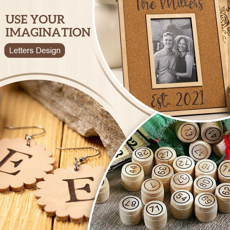 Luxora Graveer Meester Set | Multifunctionele doe-het-zelf houtbrandkit met 58 accessoires