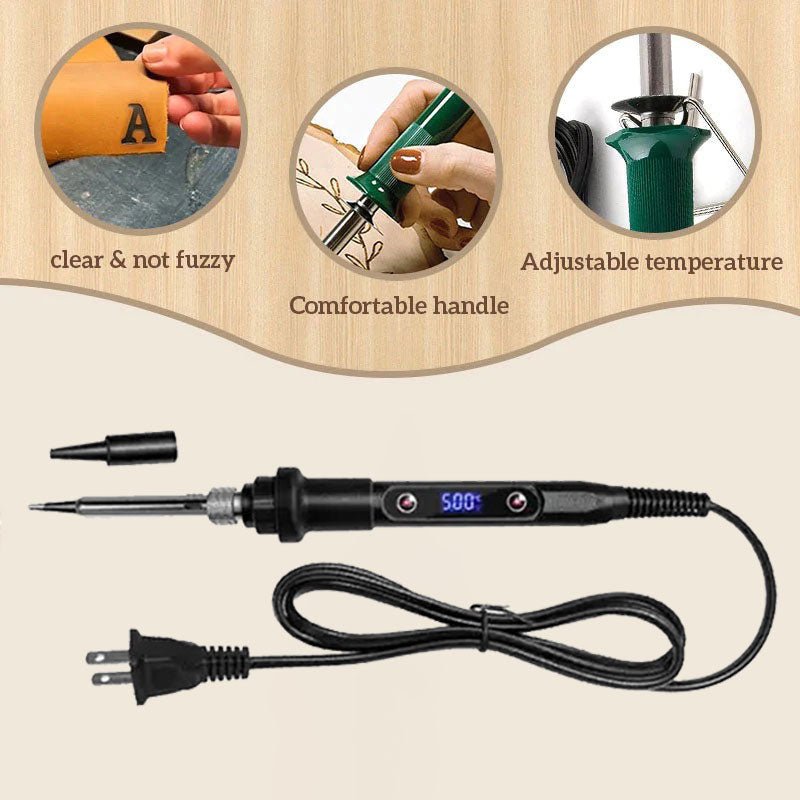 Luxora Engraving Master Set | Multifunctional DIY wood burning kit with 58 accessories