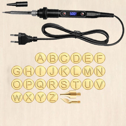 Luxora Graveer Meester Set | Multifunctionele doe-het-zelf houtbrandkit met 58 accessoires