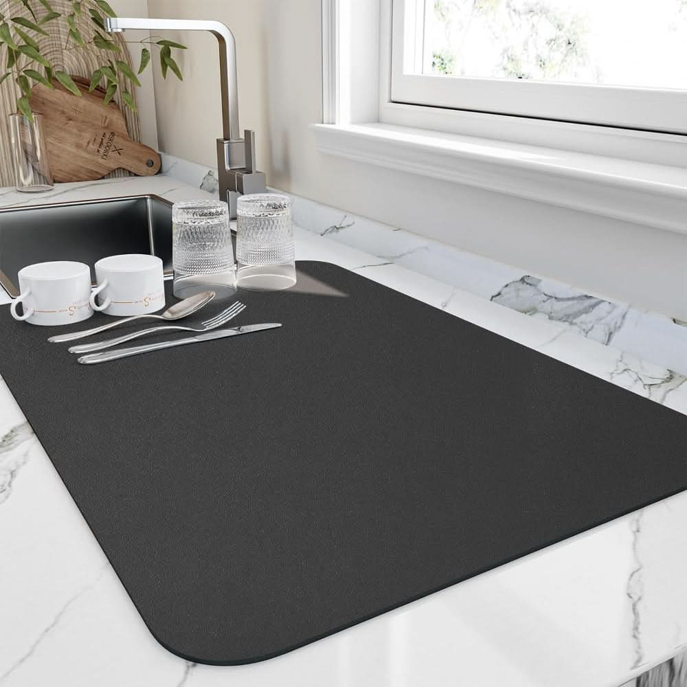 Dishdry - fast -drying diatomite made of diatomite for clean kitchens 0