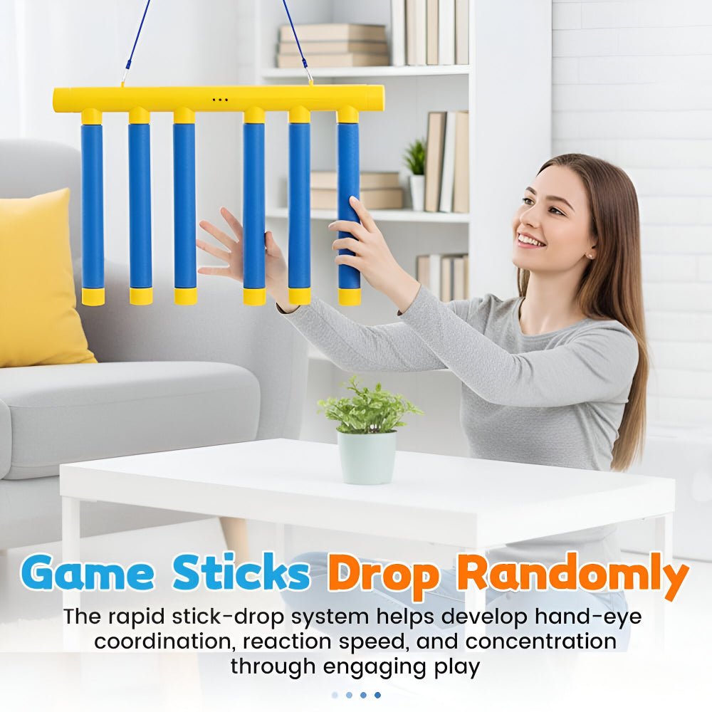QUICKDROP – Lasten refleksipeli reaktion harjoitteluun putoavan tikun haasteella