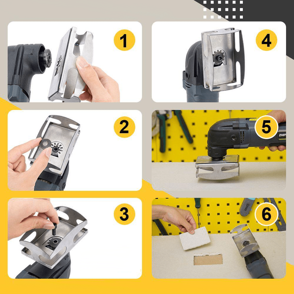 Efficient Cutting Tool for Square and Rectangular Slots – Manganese Steel Cutter for DIY and Professional Use-5