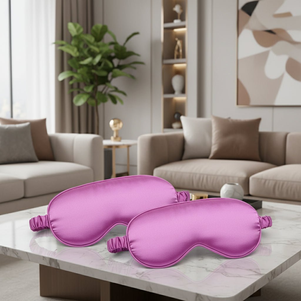 CALMEYES – Lightweight silk-look sleep mask for restful sleep 0