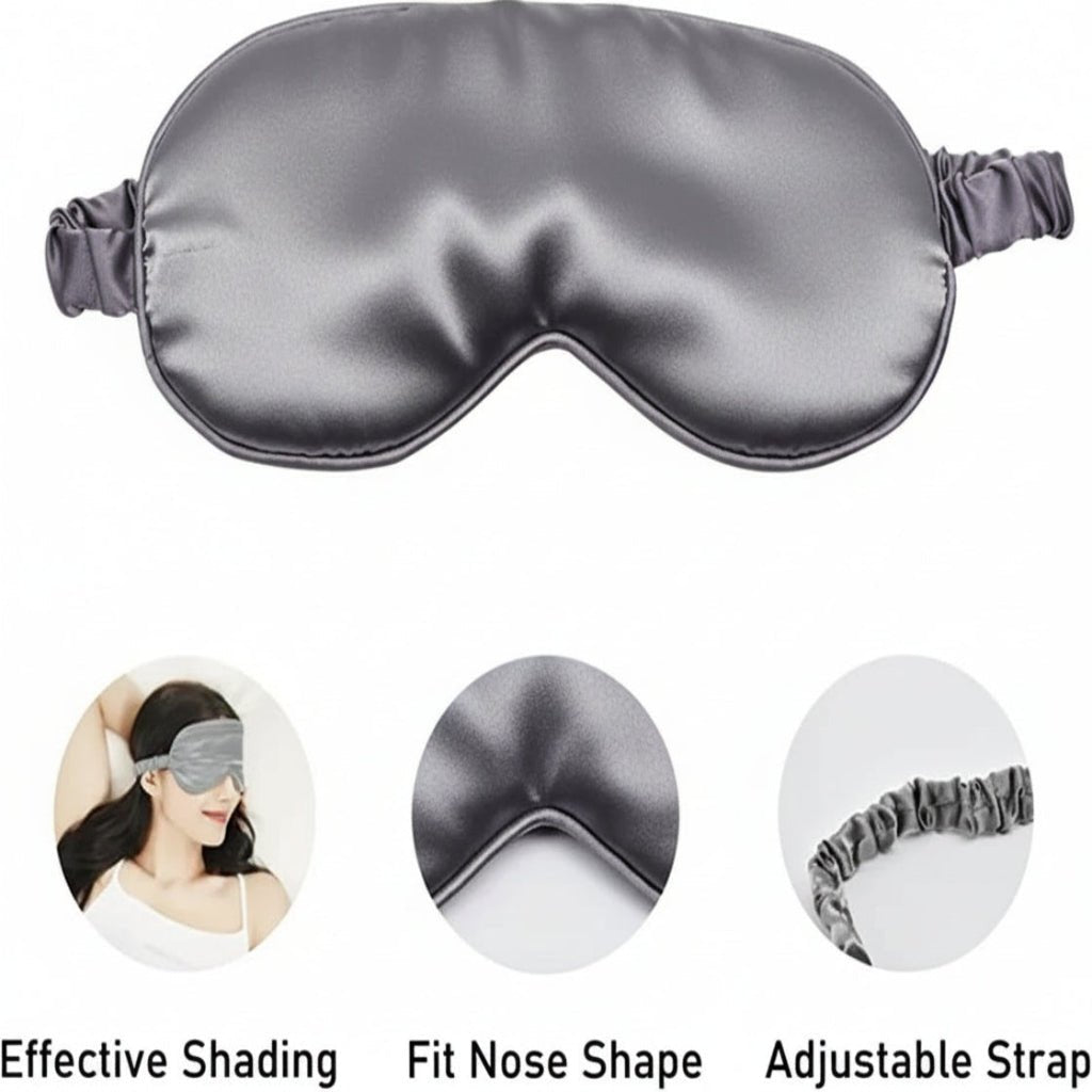 CALMEYES – Lightweight silk-look sleep mask for restful sleep 4