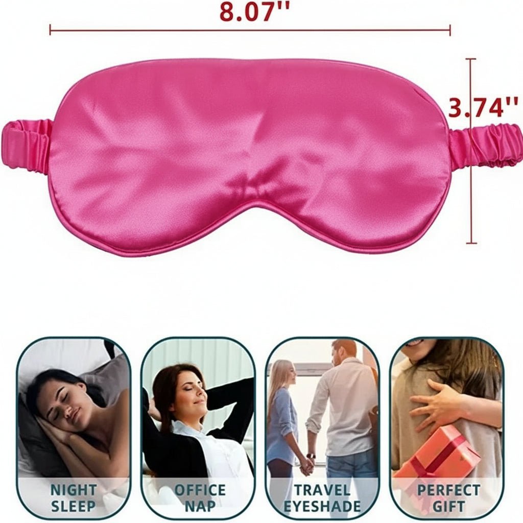 CALMEYES – Lightweight silk-look sleep mask for restful sleep 5