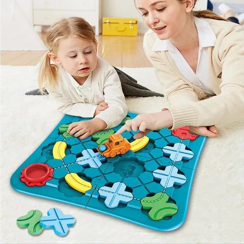 RailwayTrack- Creatieve magnetische treinset voor fantasierijke routes & spelenderwijs leren