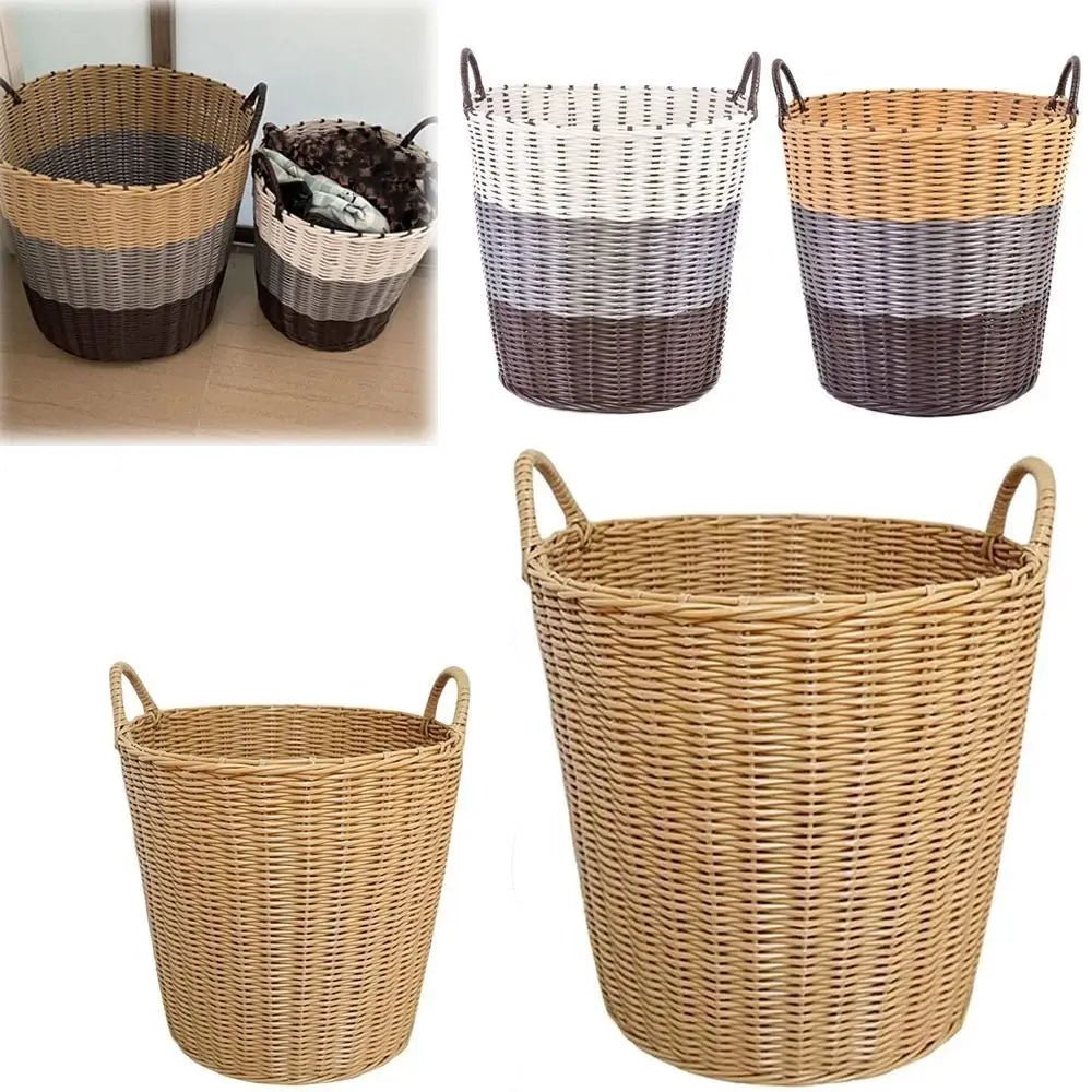 BASKELY – Rangement pliable style rotin pour maisons bien rangées