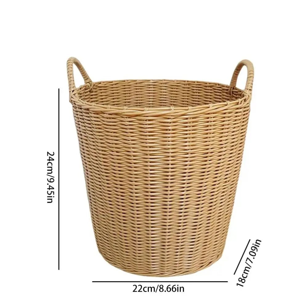 BASKELY – Rangement pliable style rotin pour maisons bien rangées